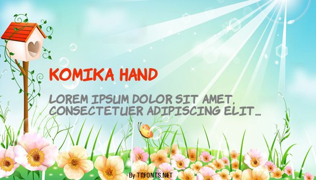 Komika Hand example